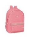 Safta Mochila Doble para Portátil 15,6 Pulgadas + Usb el Ganso Basics Marsala