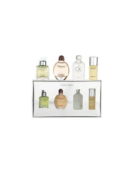 Set Regalo Miniatura CALVIN KLEIN Obsession, One, Escape y Eternity 4x15 ml Unisex - Kiwiku