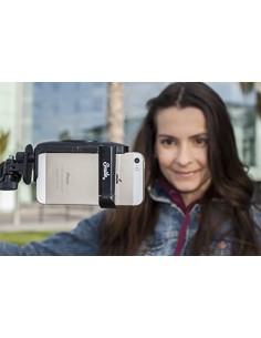 Kiwiku.com: Kit-Selfie PRO Smile (Selfie -stick, mini tripode, adaptador smartphone, disparador bluetooth, bolsa de transporte) 2