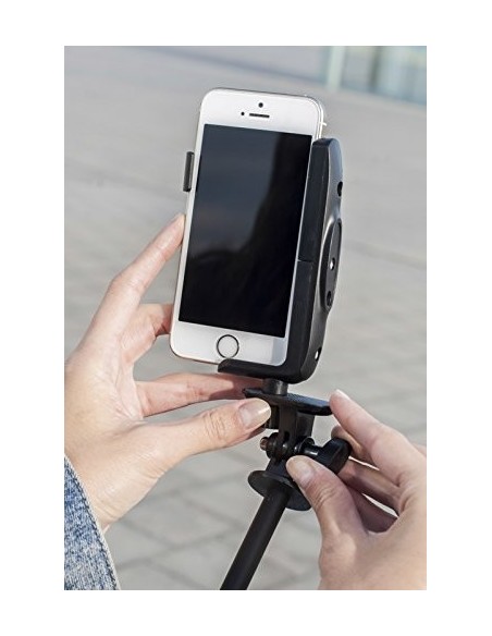 Kiwiku.com: Kit-Selfie PRO Smile (Selfie -stick, mini tripode, adaptador smartphone, disparador bluetooth, bolsa de transporte)