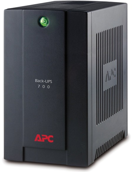 APC BX700U-GR - Fuente de alimentación continua (UPS) (700 VA, 390W, 140V, Sealed Lead Acid (VRLA), 6h, 8,7 min) Negro: Apc: Ki