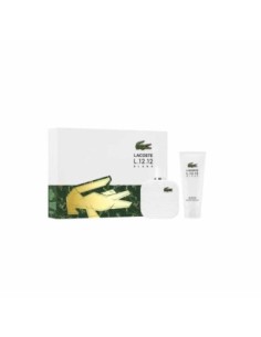 Lacoste L.12.12 Blanc Men Eau de Toilette Spray 100 Ml Set 2 Piezas para Hombre