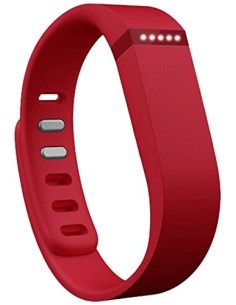 Fitbit Flex - Pulsera de actividad y sueño inalámbrica, tamaños S y L (con indicador led y podómetro), color rojo: Kiwiku.com:
