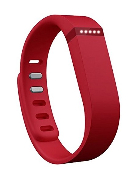Fitbit Flex - Pulsera de actividad y sueño inalámbrica, tamaños S y L (con indicador led y podómetro), color rojo: Kiwiku.com: