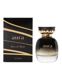 Khadlaj Aura Kiss of Rose Eau de Parfum 100ml para Mujer - Fragancia Floral Frutal