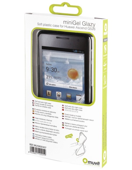 Muvit MUSKI0307 - Funda de TPU para Huawei Ascend G526, negro - Electrónica - Kiwiku.com