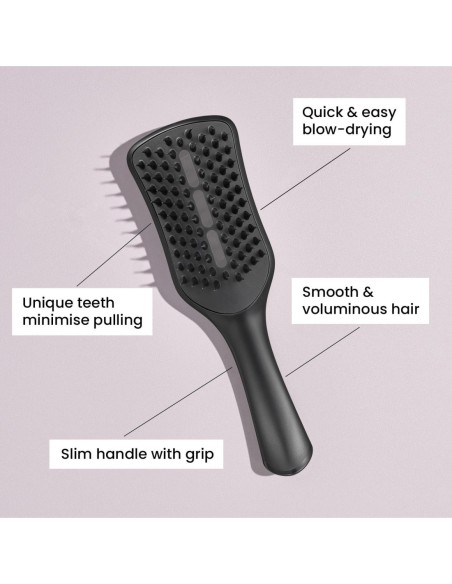 Cepillo TANGLE TEEZER The Easy Dry amp Go Vented Hairbrush Jet Black Regular - Kiwiku
