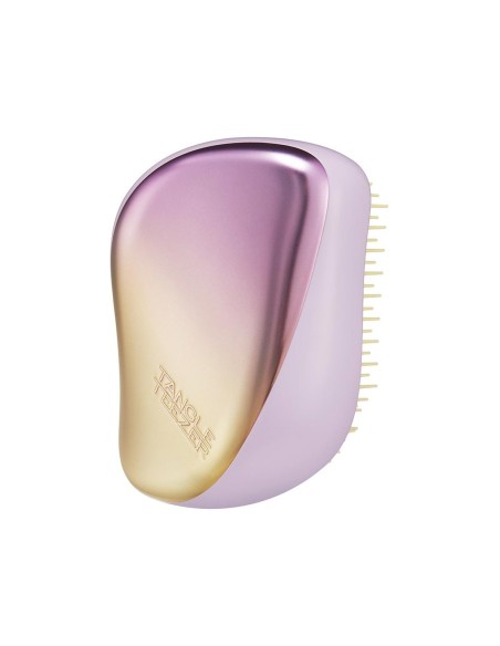 Cepillo Compacto TANGLE TEEZER Compact Styler Lilac Yellow Para Desenredar - Kiwiku
