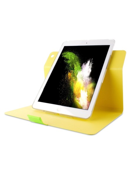 Puro Booklet - Funda bicolor 360° para Apple iPad Air, verde y amarillo: Puro: Kiwiku.com: Informática