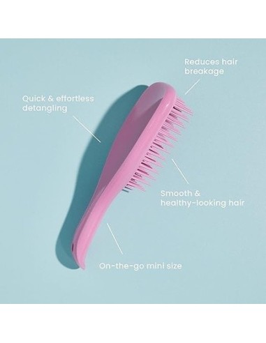 Cepillo Mini Tangle Teezer The Ultimate Detangler - Runway Pink | Kiwiku
