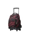 Totto - Mochila Escolar Con Ruedas Tiza Roja Renglones Ma03eco006-2310p-5c5 35 L