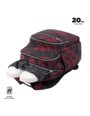 Totto Mochila Escolar Crayoles Ma04eco029-2310n-5c5 20 Litros Tiza Roja