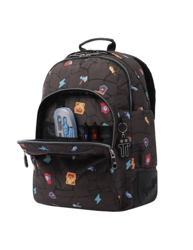 Totto Mochila Escolar Estampado Videojuego Crayoles 20l Ma04eco029-2210n-3y7