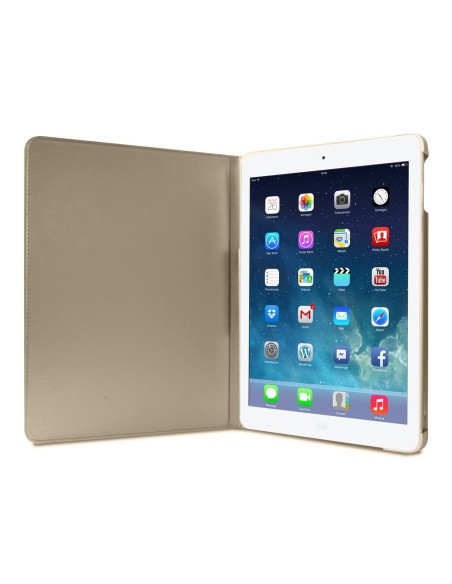 Puro Booklet Slim - Funda con cierre magnético y función soporte para Apple iPad Air 2, oro: Puro: Kiwiku.com: Informática