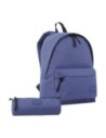 Totto Kalex Mochila Informal Azul Poliéster Reciclado Con Estuche Incluido