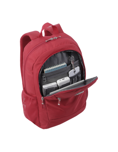 Totto Ribonny Mochila Informal Rojo Poliéster Con Bolsillo para Portátil 14 Pulgadas