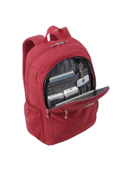 Totto Ribonny Mochila Informal Rojo Poliéster Con Bolsillo para Portátil 14 Pulgadas