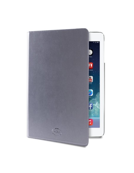 Puro Booklet Slim - Funda con cierre magnético y función soporte para Apple iPad Air 2, plata: Puro: Kiwiku.com: Informática