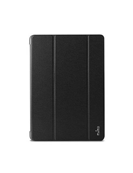 Puro Zeta Slim - Funda trasera con cierre magnético y función soporte para Apple iPad Air 2, transparente y negro: Puro: Kiwiku
