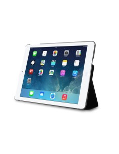 Puro Zeta Slim - Funda trasera con cierre magnético y función soporte para Apple iPad Air 2, transparente y negro: Puro: Kiwiku 2