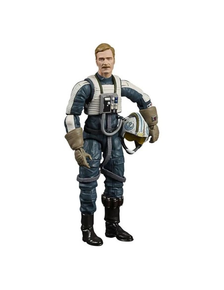 Hasbro Star Wars Vintage Rogue Squadron X-wing Con Figura de Antoc Merrick 9 Cm