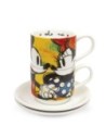 Egan Set de 3 Tazas de Espresso Apilables 101 Dálmatas de Cerámica