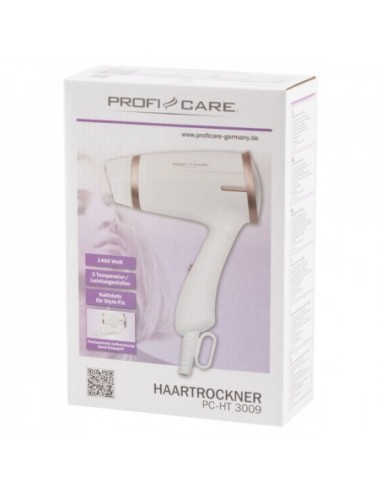 proficare_ht_3009_secador_de_viaje_blanco_1400w_plegable_4006160300901_promocion