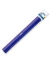 Milan Regla Flexible y Resistente 30 Cm Azul Translúcido Serie Acid
