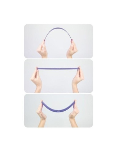 Milan Regla Flexible y Resistente 30 Cm Azul Translúcido Serie Acid