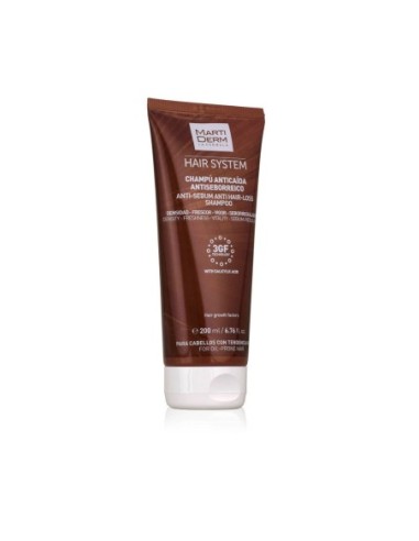 Martiderm  hair system 3gf champu anticaida antisebor 200ml
