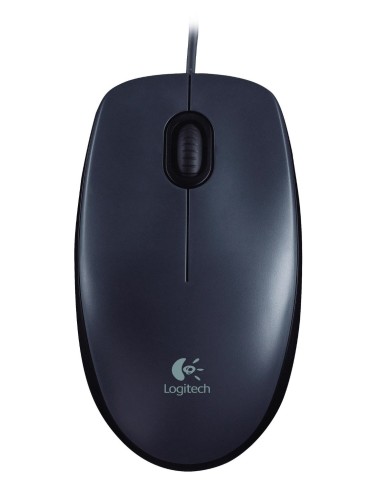 Logitech m90 - ratón usb, gris