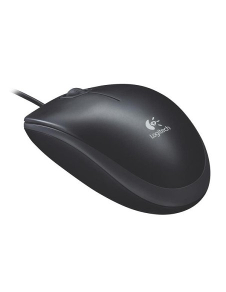 Logitech b100 - ratón óptico, negro