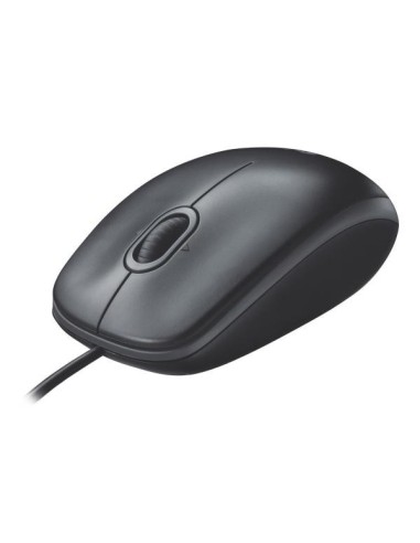 Logitech b100 - ratón óptico, negro