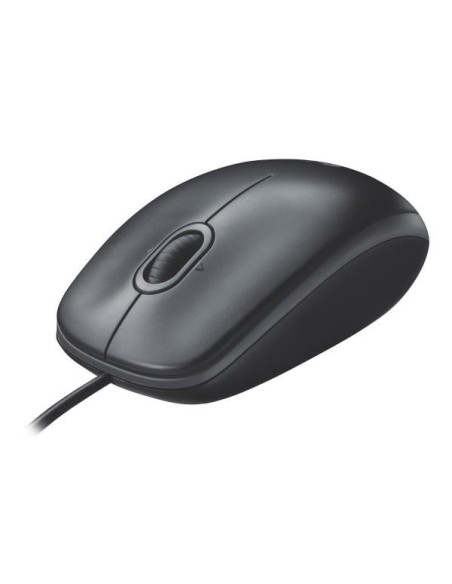 Logitech b100 - ratón óptico, negro