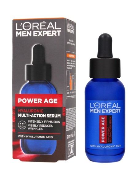 L'OREAL Men Expert Power Age Sérum Multi-Action Reductor de Arrugas 30ml para Hombre - Kiwiku