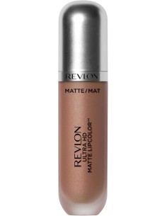 Revlon Ultra Hd Matte Lip Color 5.9ml - Tono 630 Seduction, Labial Líquido Mate de Larga Duración