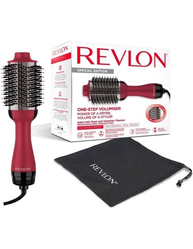 Cepillo Secador REVLON Volumiser One-Step Pro Collection Titanium - Tecnología Iónica