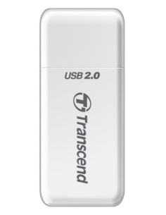 Transcend P5 Lector de tarjetas USB2.0 High Speed, 0 - 70 °C, Negro, 66.9 x 22.6 x 12 mm, 13 g, - Windows Me - Windows 2000 - W