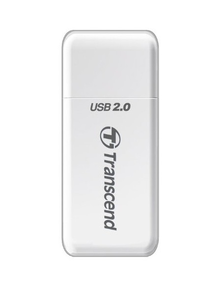 Transcend P5 Lector de tarjetas USB2.0 High Speed, 0 - 70 °C, Negro, 66.9 x 22.6 x 12 mm, 13 g, - Windows Me - Windows 2000 - W