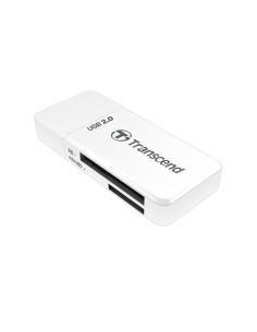 Transcend P5 Lector de tarjetas USB2.0 High Speed, 0 - 70 °C, Negro, 66.9 x 22.6 x 12 mm, 13 g, - Windows Me - Windows 2000 - W 2