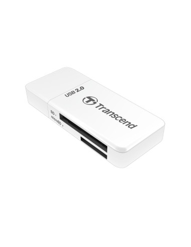 Transcend P5 Lector de tarjetas USB2.0 High Speed, 0 - 70 °C, Negro, 66.9 x 22.6 x 12 mm, 13 g, - Windows Me - Windows 2000 - W