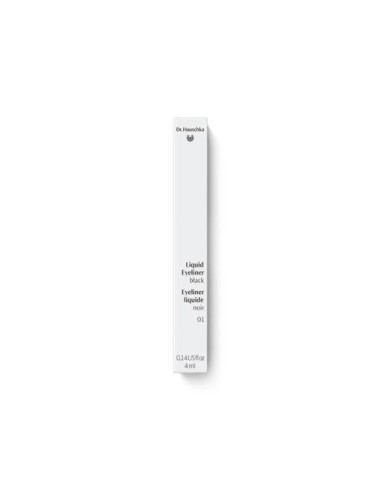DR. HAUSCHKA Liquid Eyeliner 01 Black 4 ml - Perfilador De Ojos Líquido Vegano | Kiwiku
