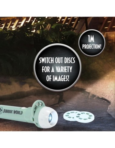 Proyector Jurassic World WOW STUFF Con Efectos De Luz Y Sonido - Kiwiku