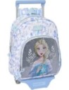 Safta Mochila Infantil 34 Cm Con Carro Extraíble Frozen Ii Memories para Niñas, Con Bolsillos y Licencia Oficial