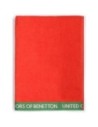 Benetton Toalla de Playa Casa 90x160 Cm Rojo 100% Algodón Certificación Oeko-tex y Bci