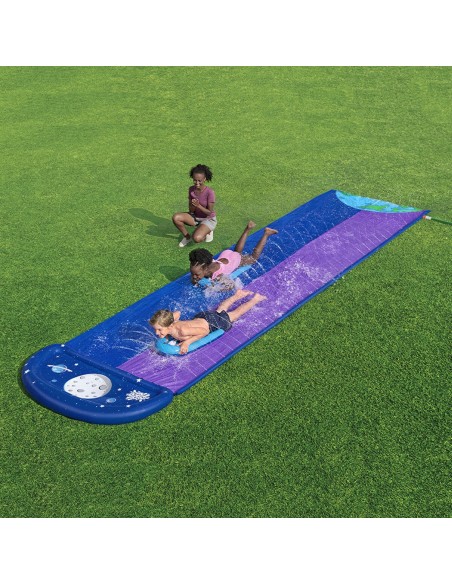 BESTWAY Tobogán De Agua Deslizante Doble 488 x 138 cm