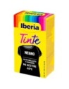 Iberia Tinte para Ropa - Negro, 2 Sobres de Colorante + Paquete de Fijador