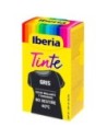 Iberia Tinte para Ropa - Gris, 2 Sobres de Colorante + Fijador de Colores