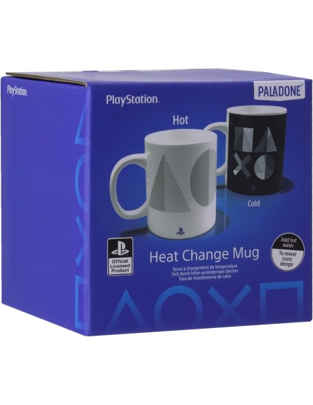 Taza Térmica PALADONE Playstation PS5 Heat Change Mug 300 Ml - Cambio De Color Con Calor