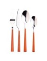 Benetton Set de Cubertería Safari 16 Piezas Acero Inoxidable Mango Rojo